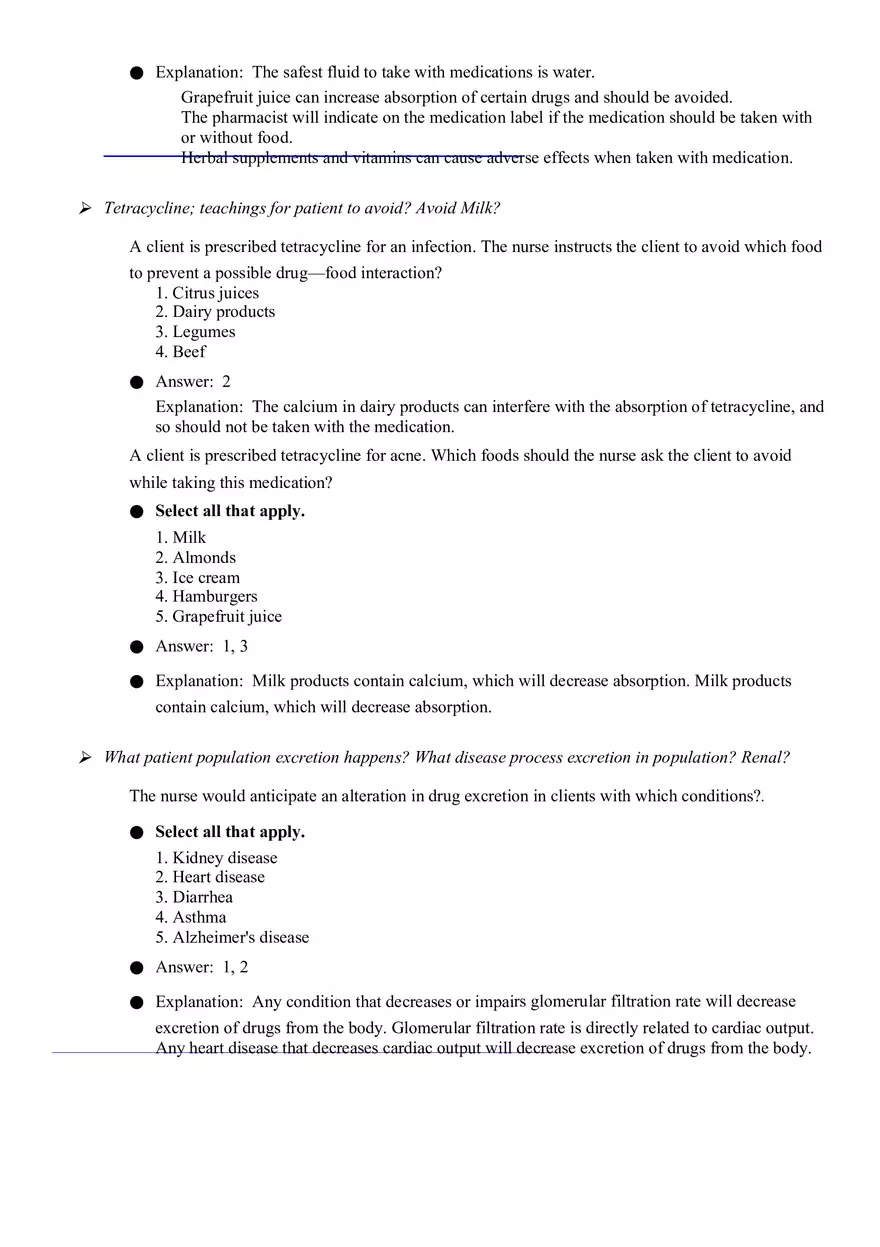 Studies of Nursing Pharmacology Quiz 2 - Page 5