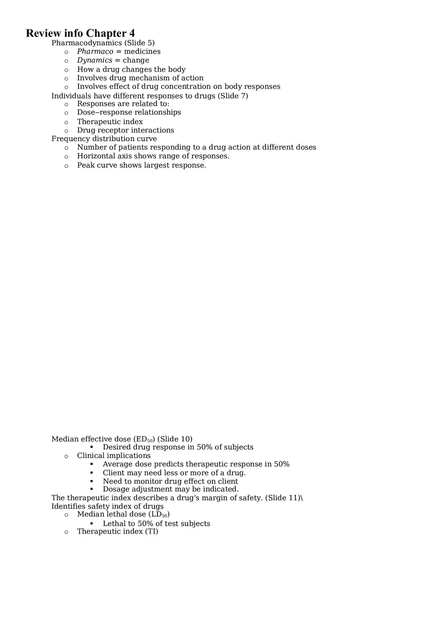 Studies of Nursing Pharmacology Quiz 2 - Page 6