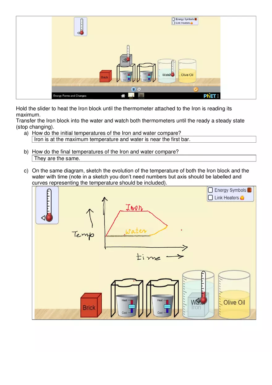Lab - Mechnical Equivalence of Heat Specific Heat - Page 5