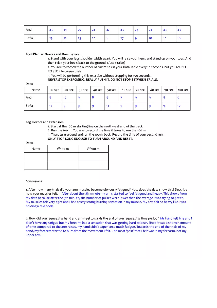 Muscle Fatigue Lab - Page 2