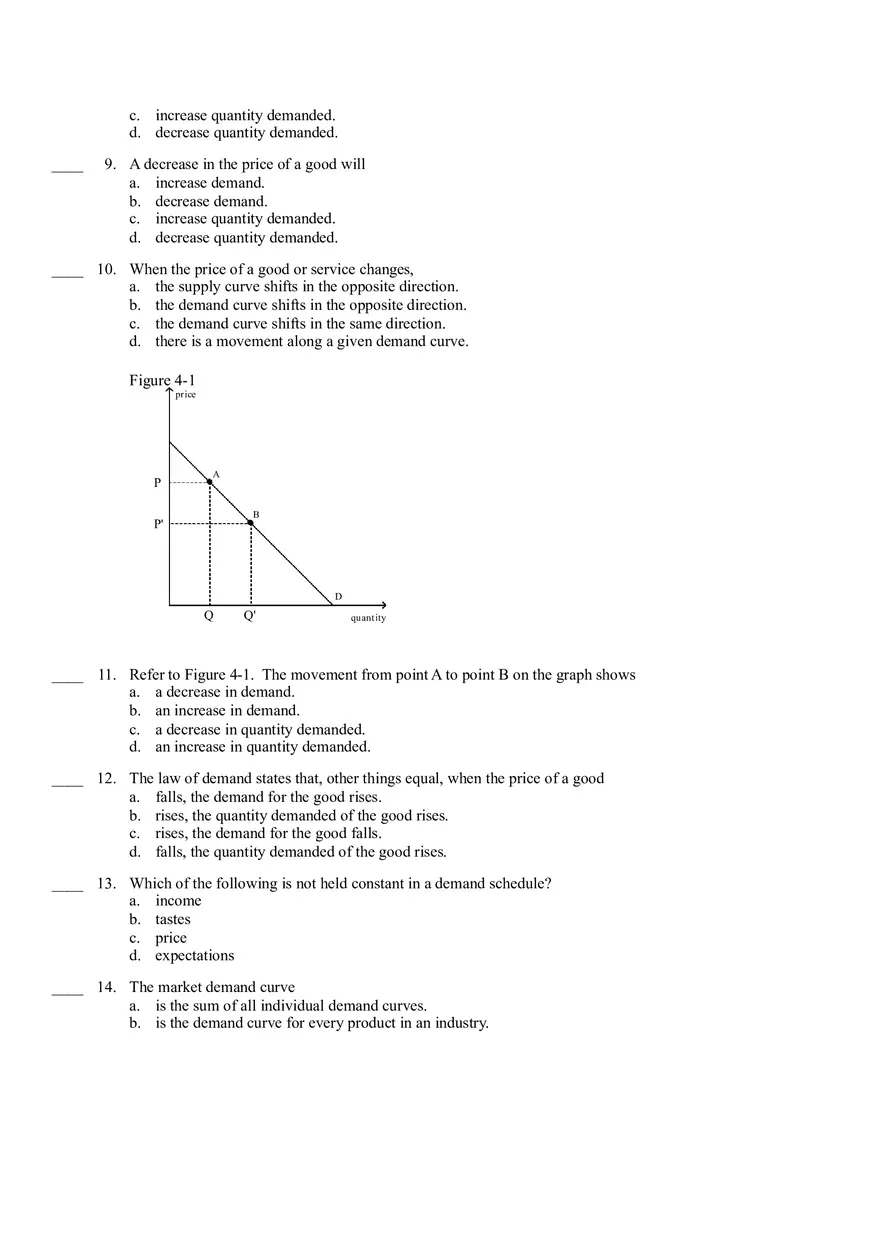 In a Market Economy Answer Key - Page 8