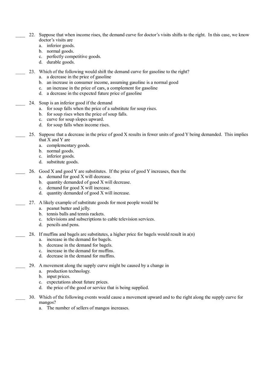 In a Market Economy Answer Key - Page 10