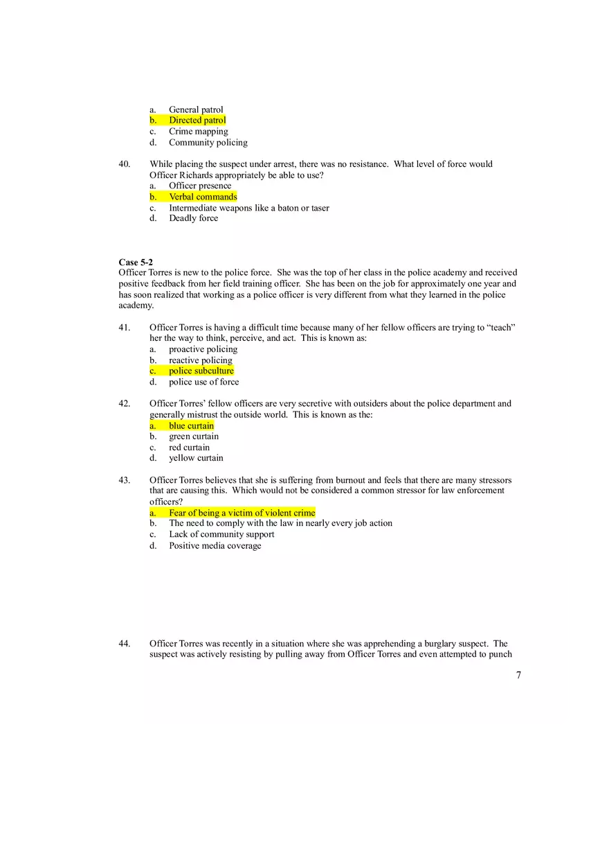 Introduction to Criminal Justice Assignment - Page 7