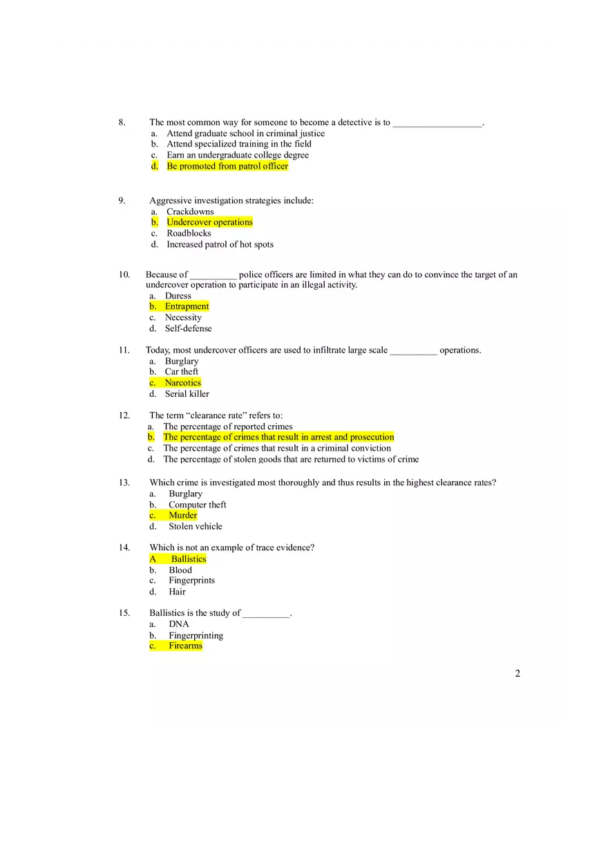 Introduction to Criminal Justice Assignment - Page 2