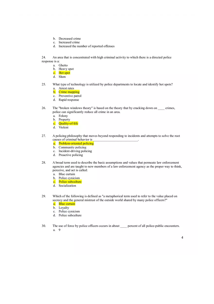 Introduction to Criminal Justice Assignment - Page 4