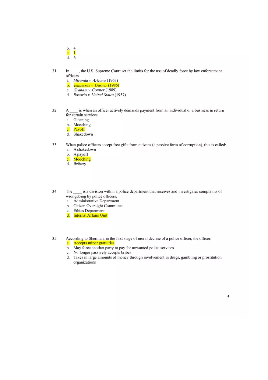 Introduction to Criminal Justice Assignment - Page 5
