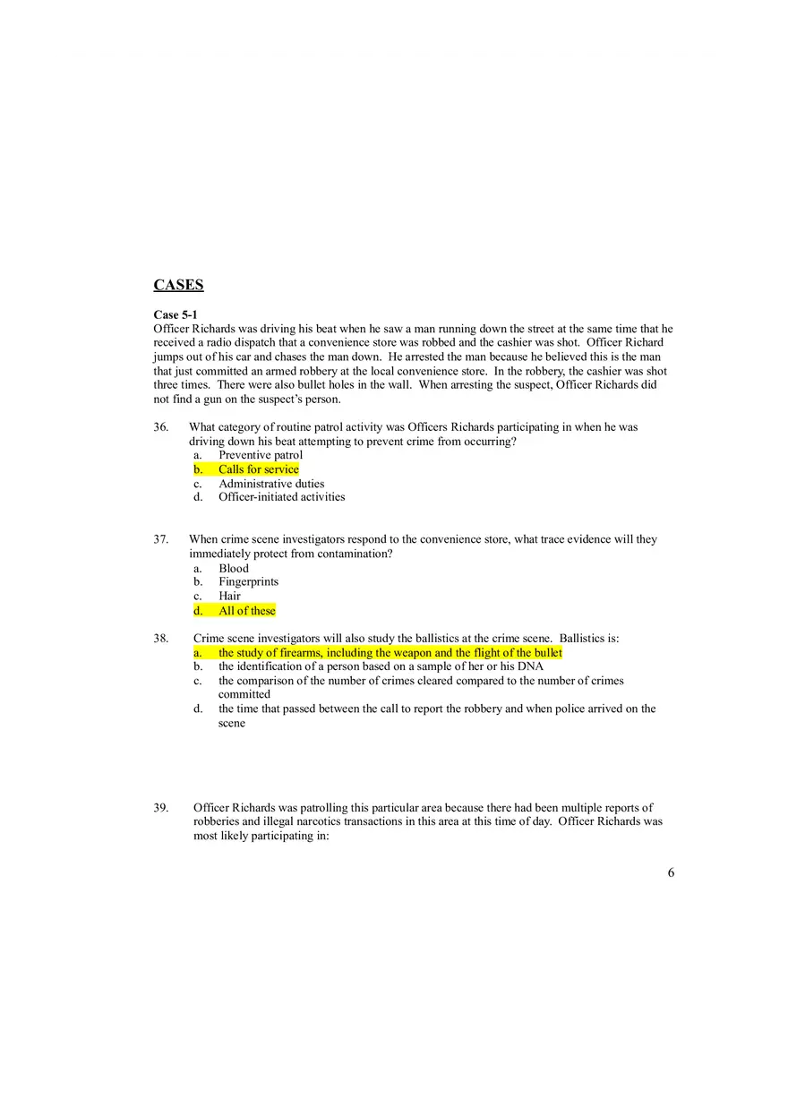 Introduction to Criminal Justice Assignment - Page 6