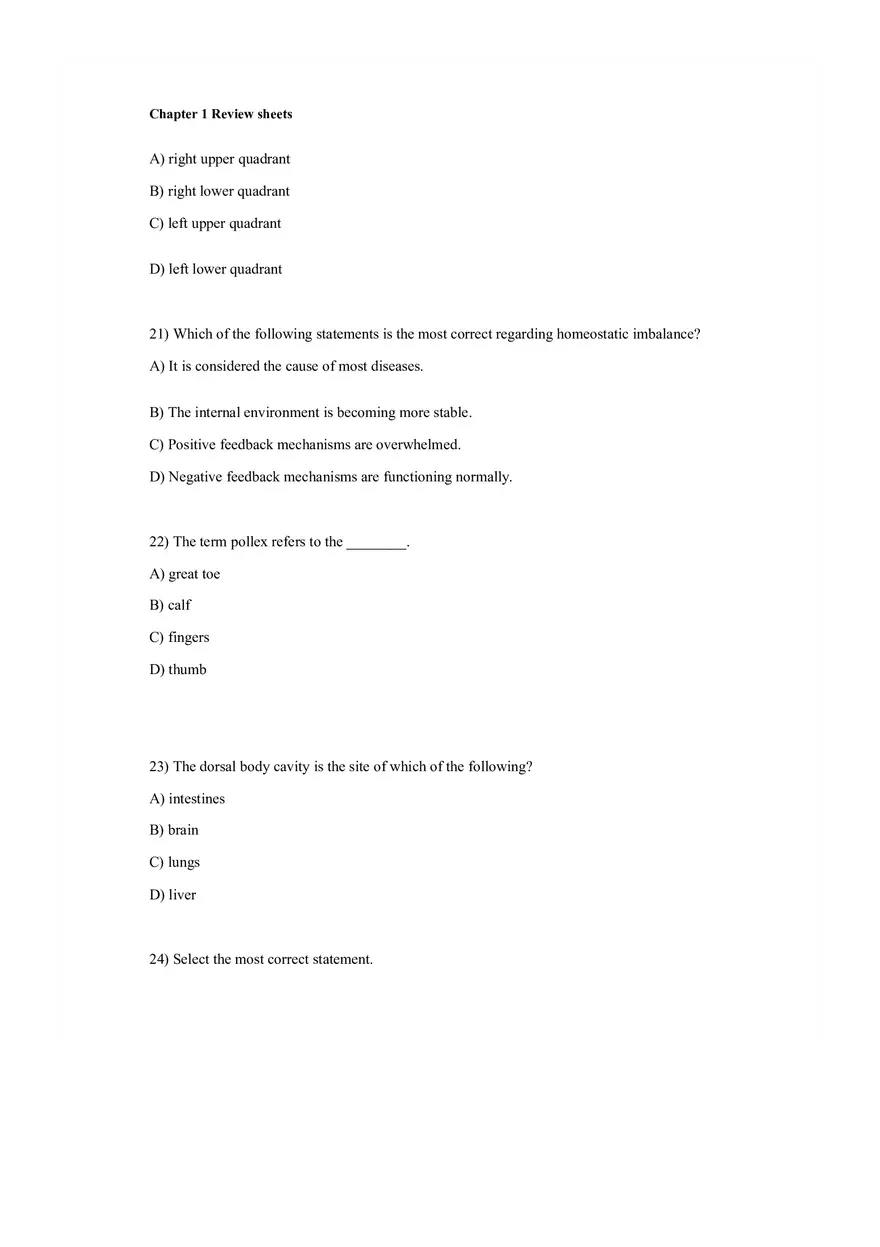 The Human Body An Orientation Worksheets Answer - Page 7