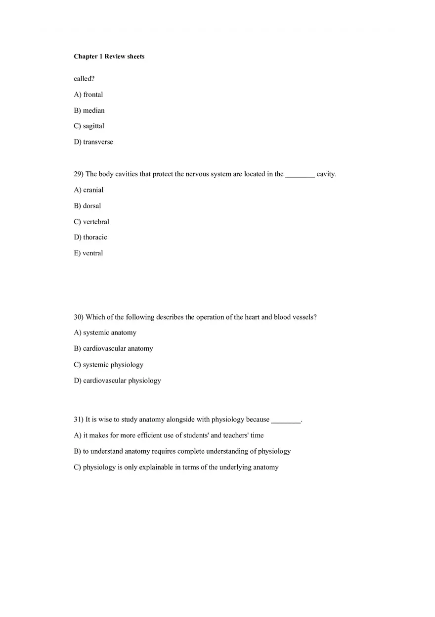 The Human Body An Orientation Worksheets Answer - Page 9