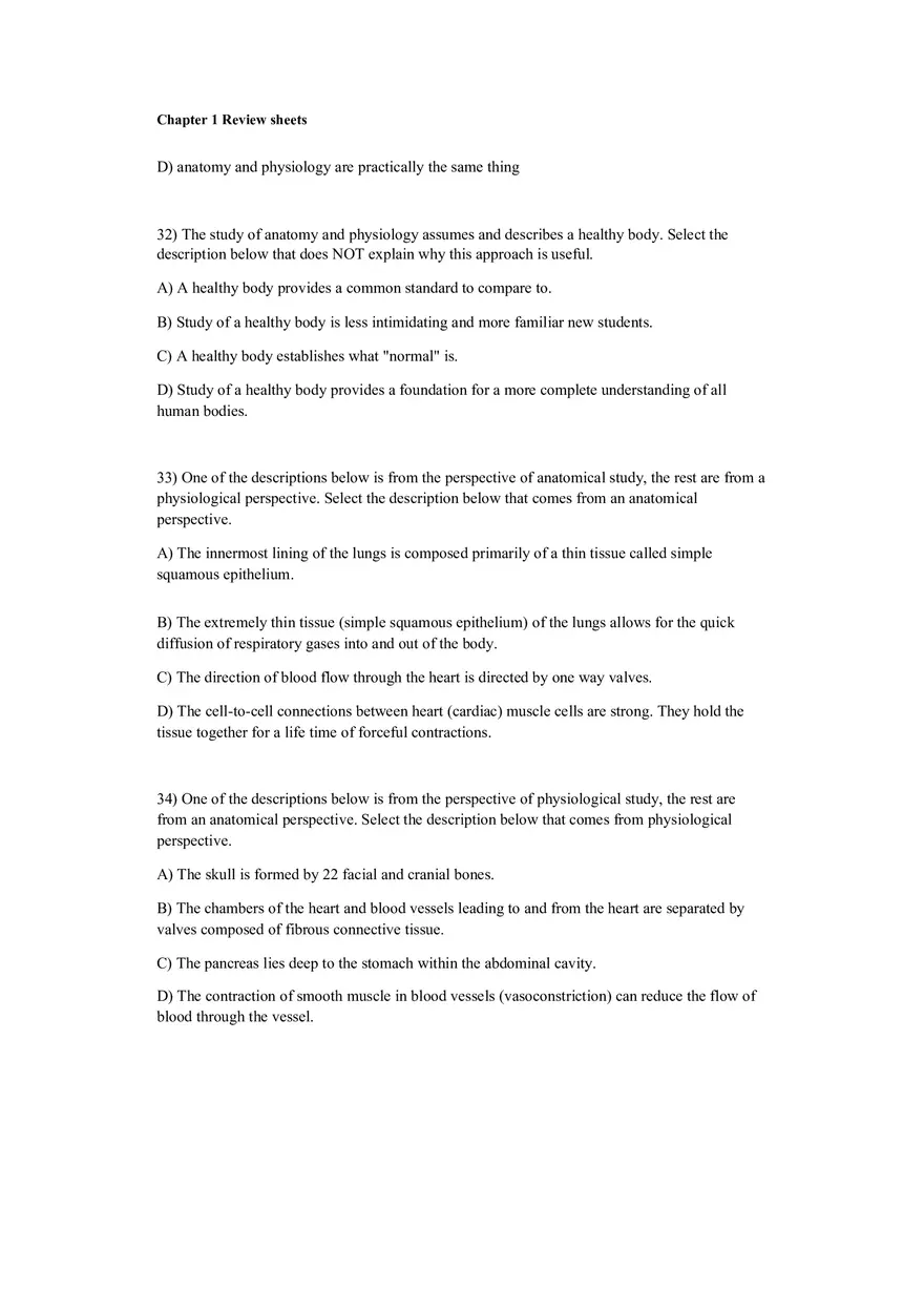 The Human Body An Orientation Worksheets Answer - Page 10