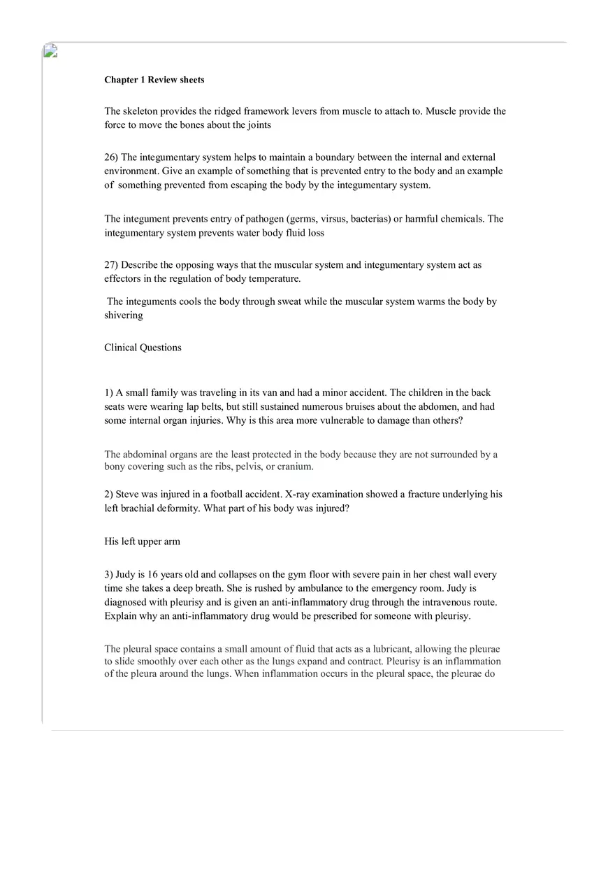 The Human Body An Orientation Worksheets Answer - Page 19