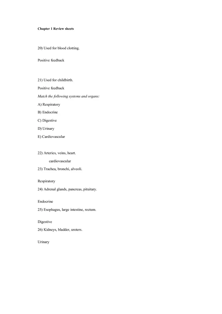 The Human Body An Orientation Worksheets Answer - Page 22