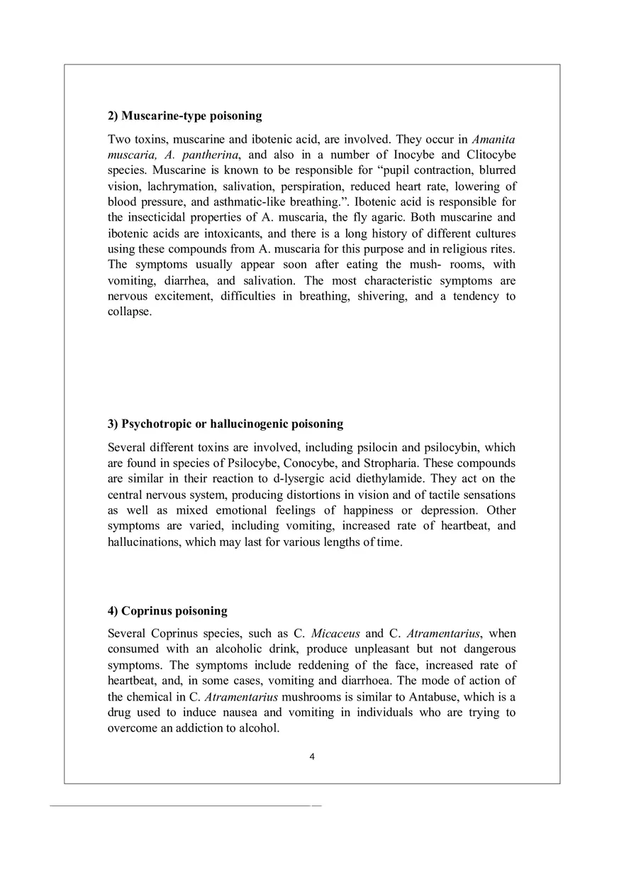 Difference Between Poisonous and Edible Mushroom - Page 4