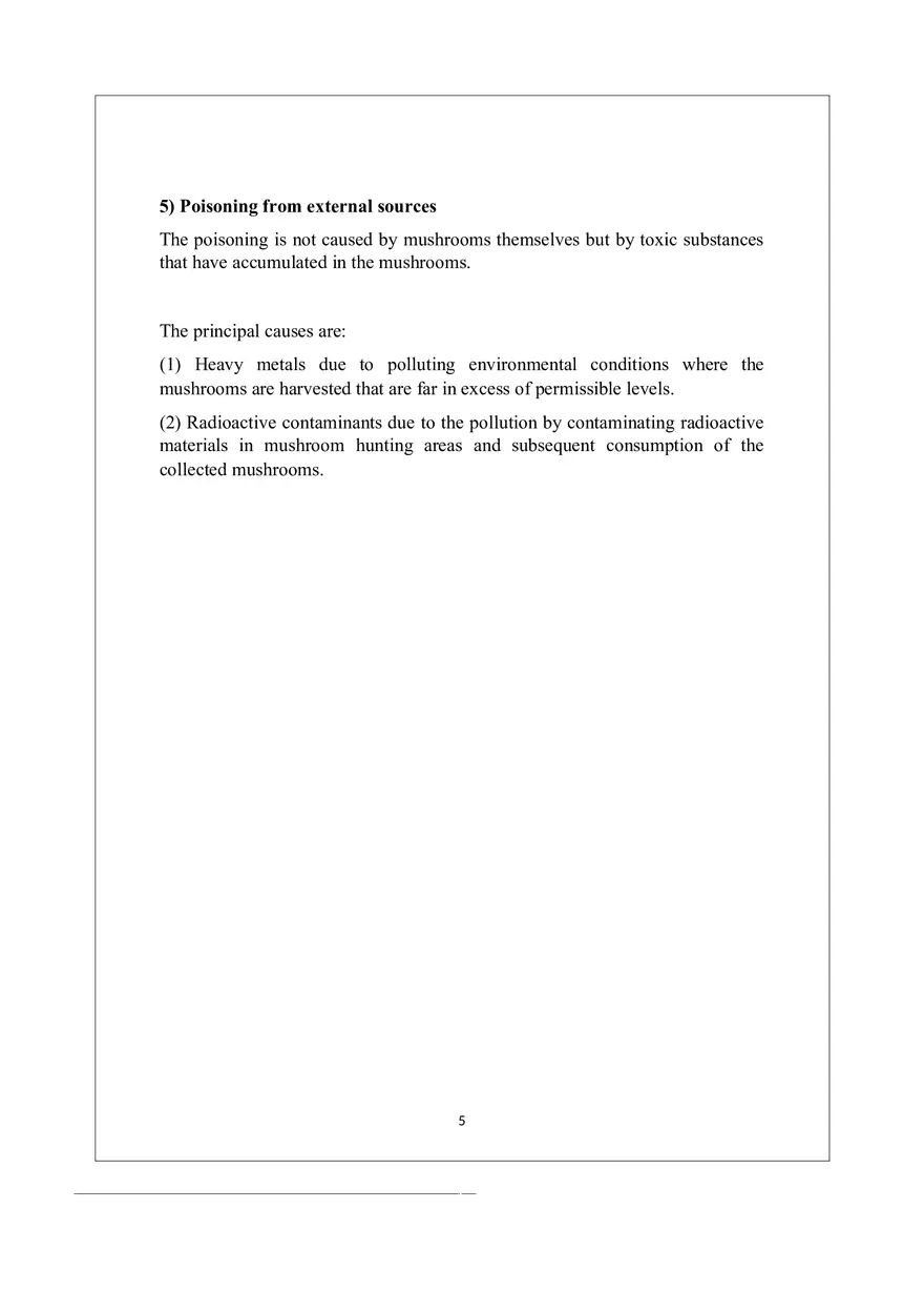 Difference Between Poisonous and Edible Mushroom - Page 5
