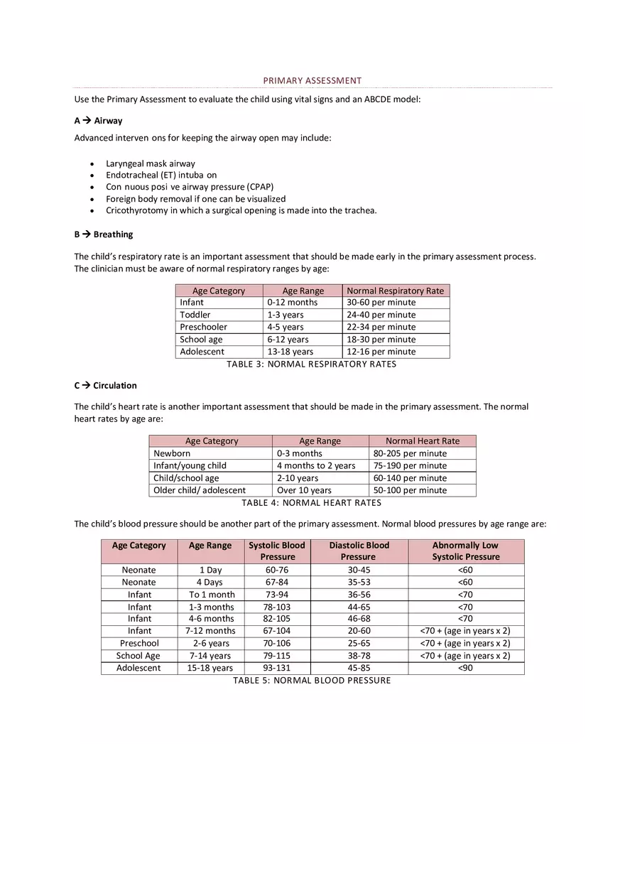 PALS Study Guide Part 1 - Page 8