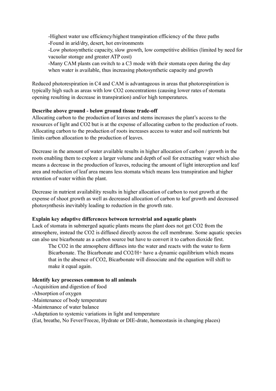 Ecology Study Guide for Exam Part 2 - Page 8