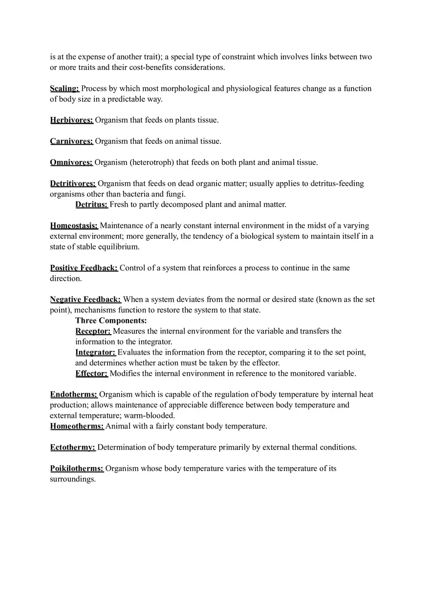 Ecology Study Guide for Exam Part 2 - Page 5