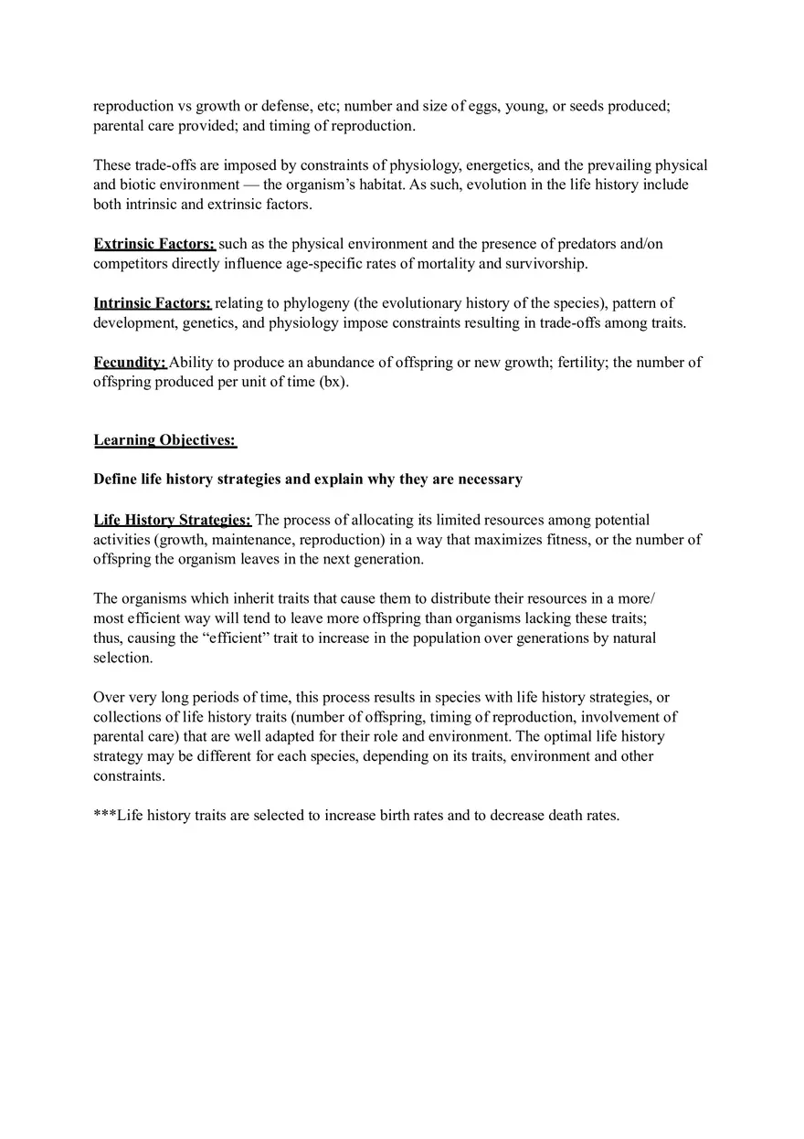 Ecology Study Guide for Exam Part 3 - Page 8