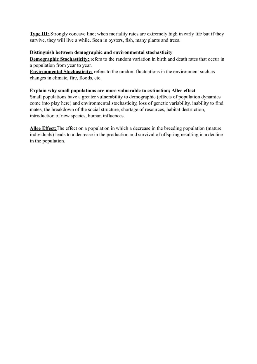 Ecology Study Guide for Exam Part 3 - Page 5