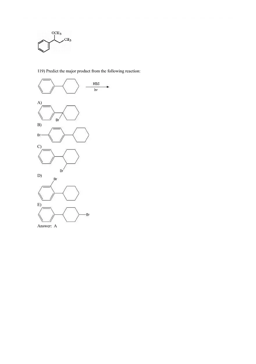 Reactions of Aromatic Compounds Answers Part 2 - Page 11