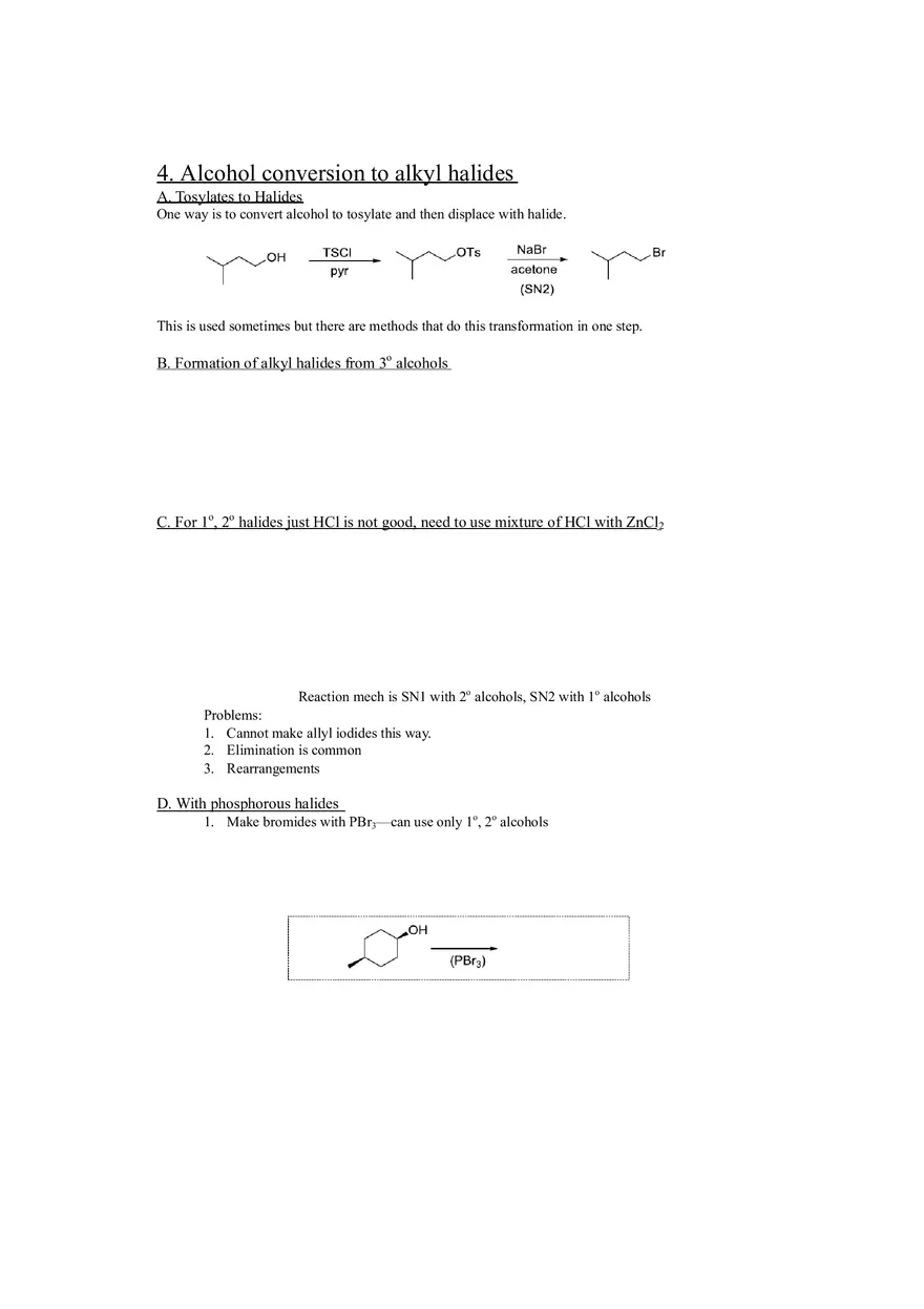 Classification of Organic Reactions Study Guide - Page 9