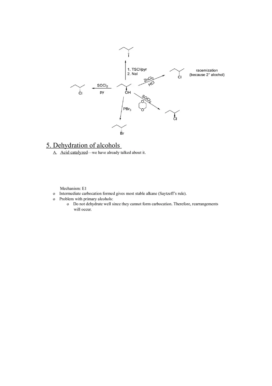 Classification of Organic Reactions Study Guide - Page 11