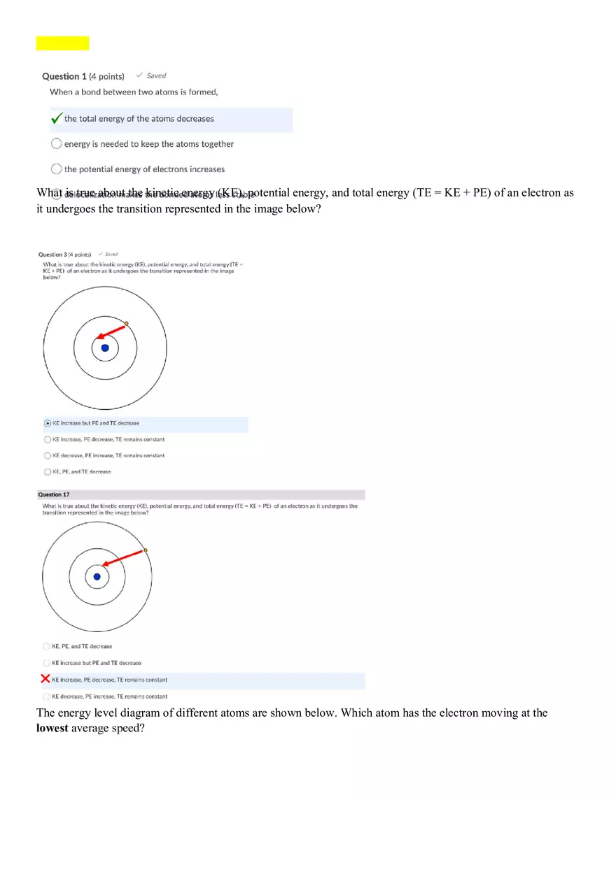 Mass Spectrometry and Percent Composition Test 2 and 3 - Page 13