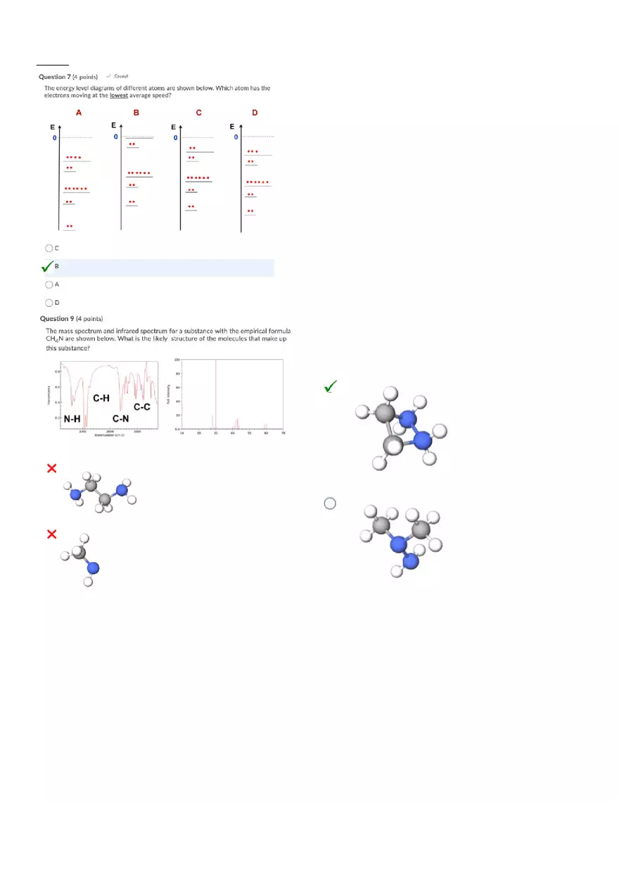 Mass Spectrometry and Percent Composition Test 2 and 3 - Page 14