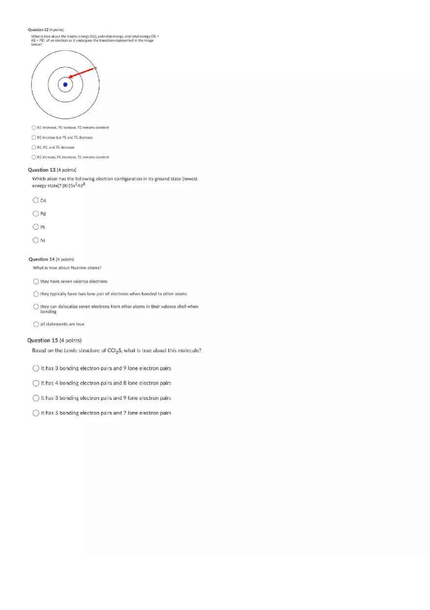 Mass Spectrometry and Percent Composition Test 2 and 3 - Page 3