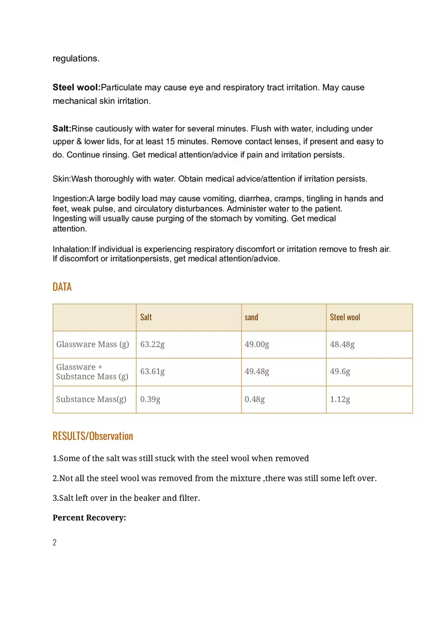 Separation Lab Report - Page 3