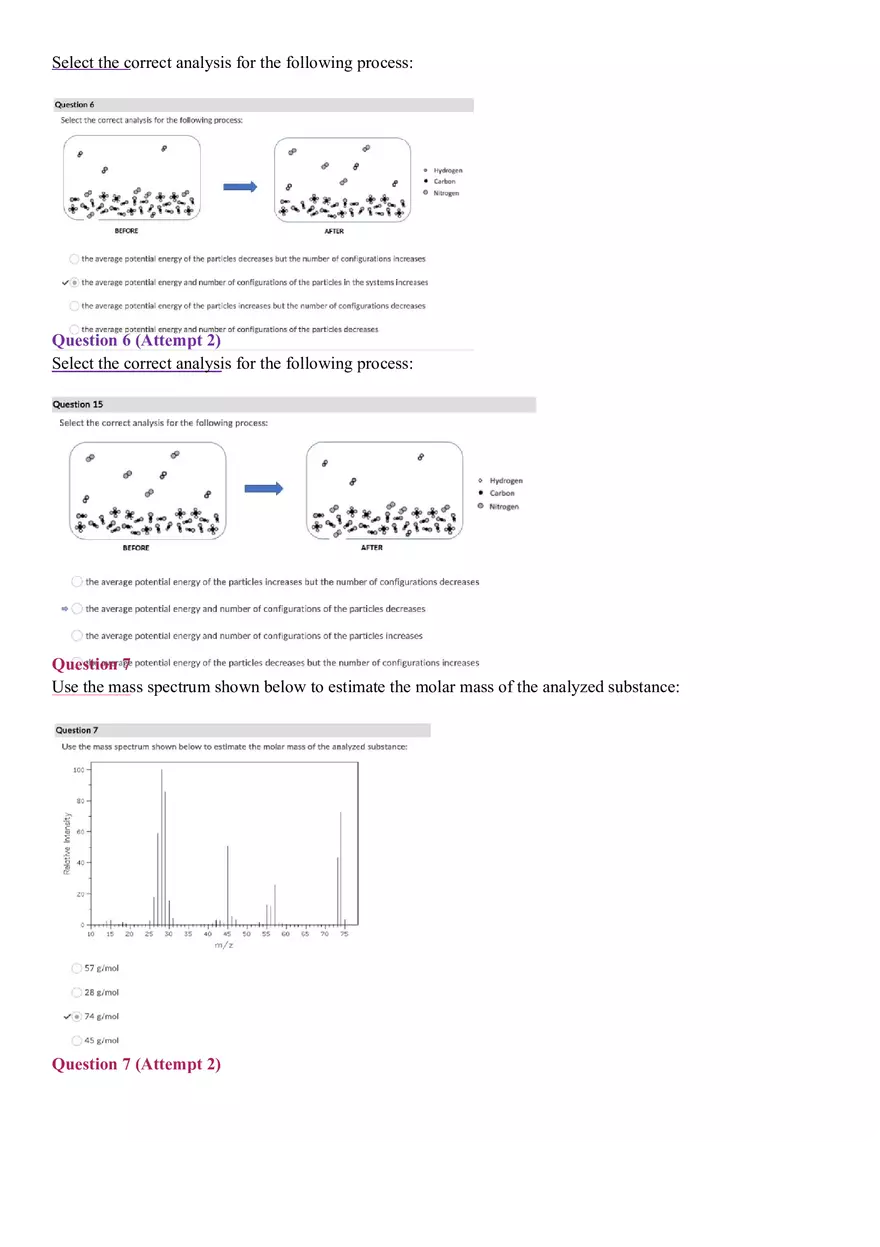 Mass Spectrometry and Percent Composition Test 1 - Page 8