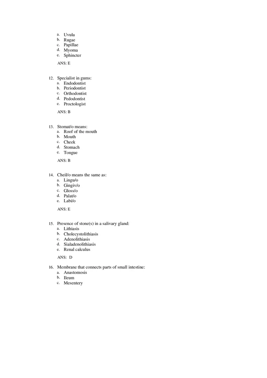 Digestive System (The Language of Medicine) Part 1 - Page 3