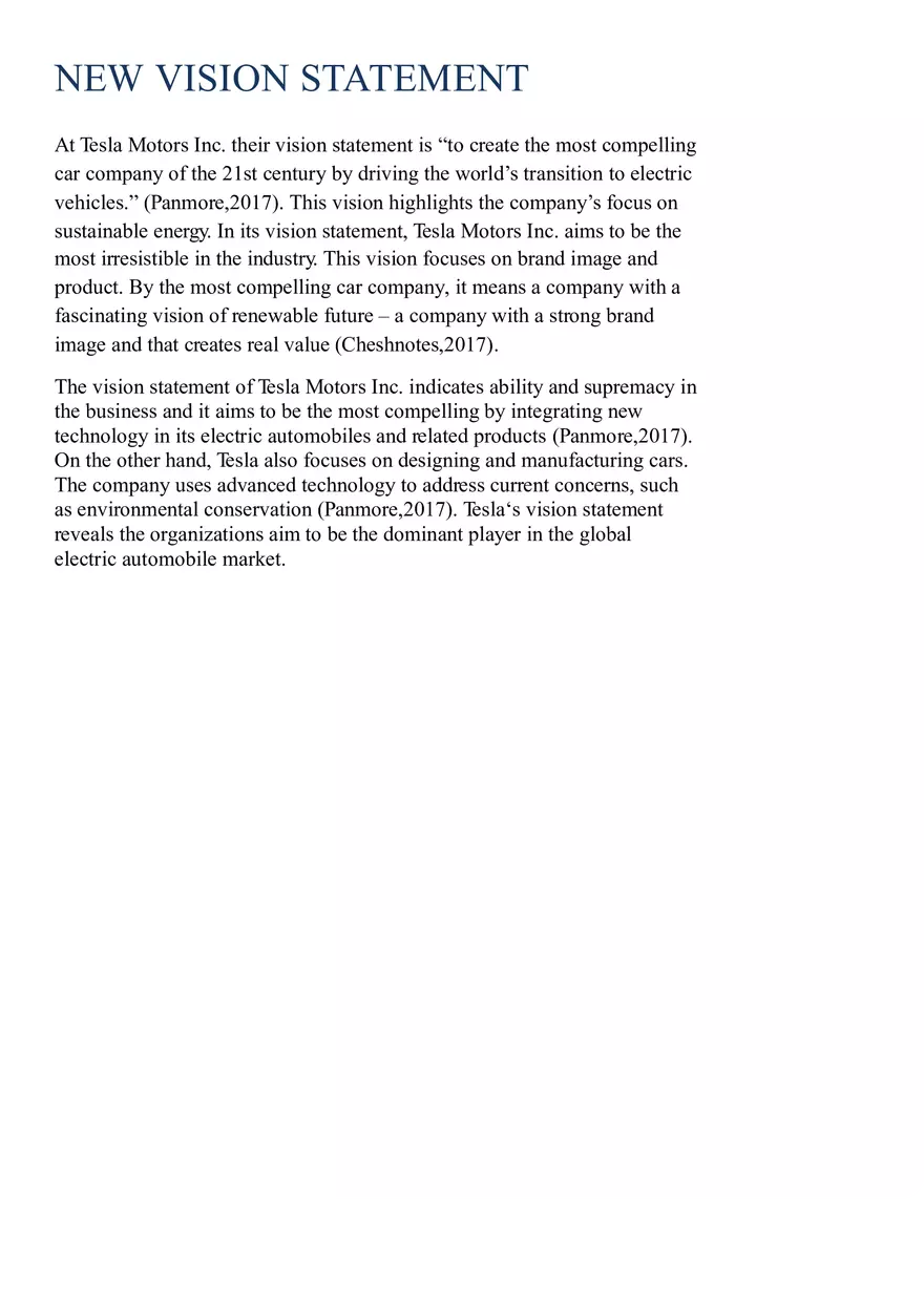 New Vision and Mission Statement - Page 1