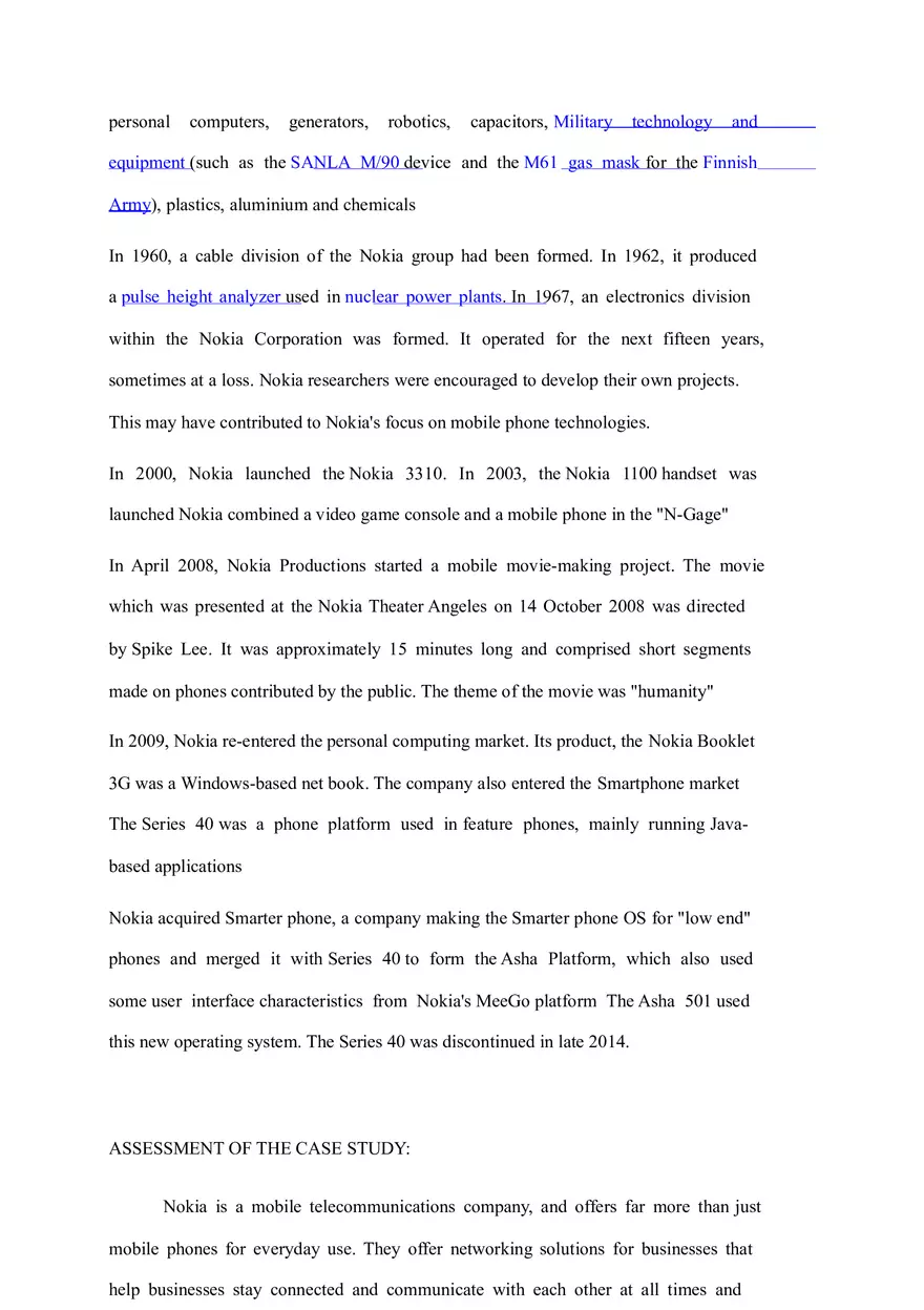 Brief History and Timeline of the Nokia Company - Page 4