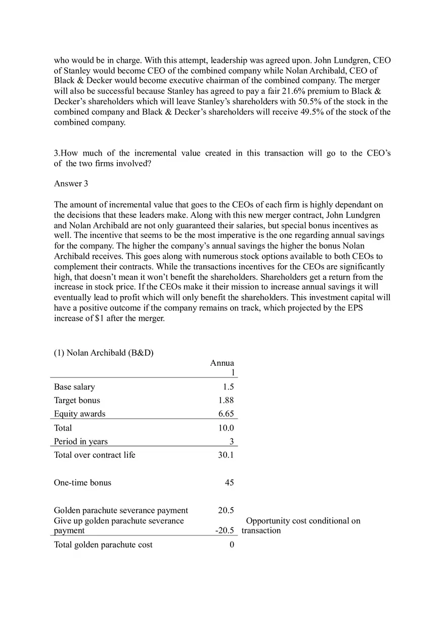 Case Study Stanley Black and Decker, Inc - Page 3