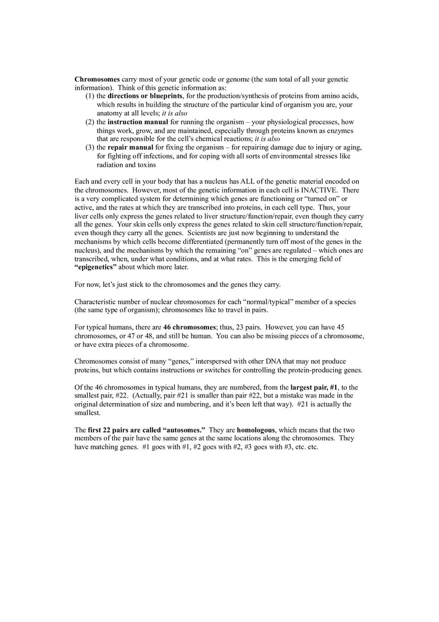 Introductory Genetics Lecture Notes - Page 9