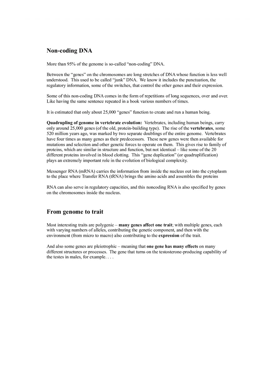 Introductory Genetics Lecture Notes - Page 4