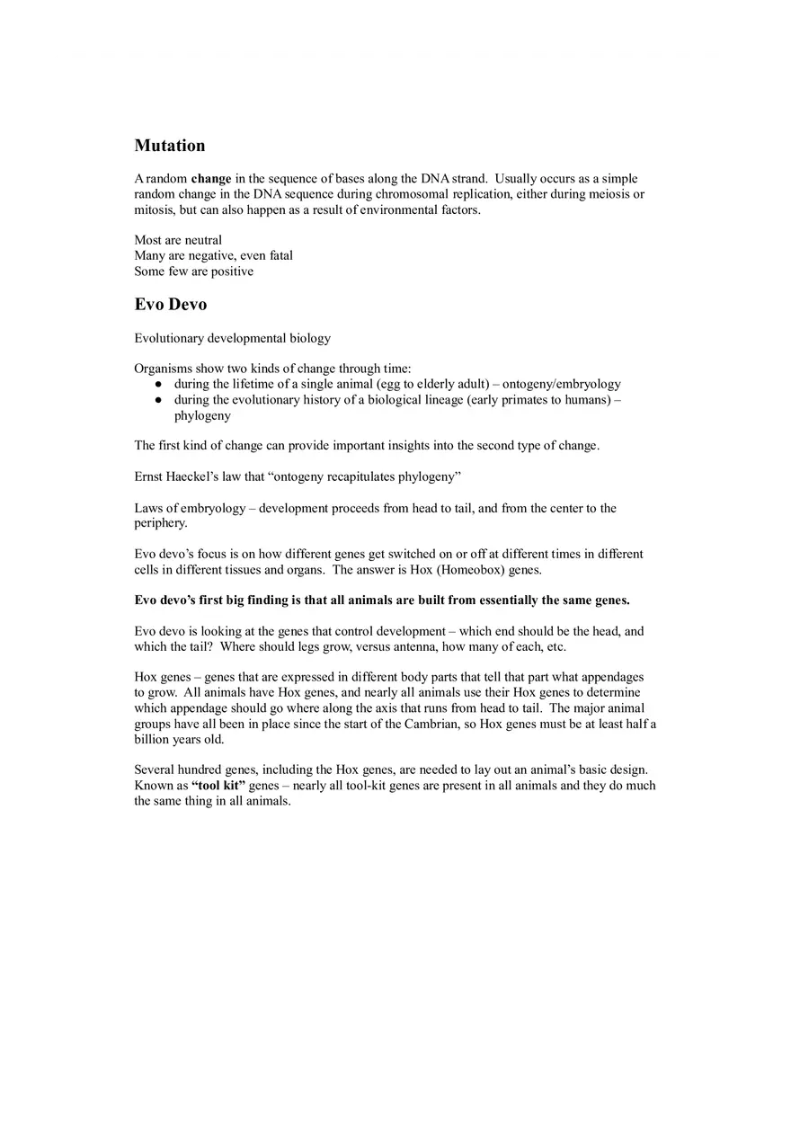 Introductory Genetics Lecture Notes - Page 5