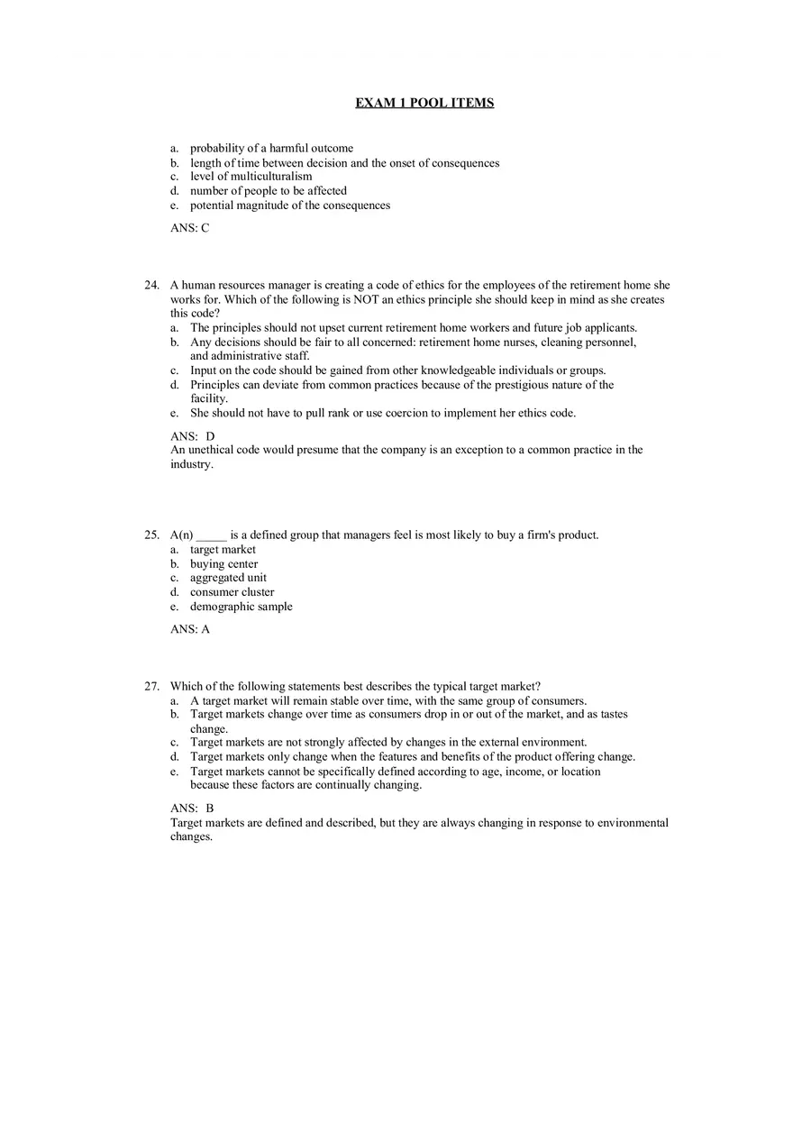 An Overview of Marketing Chapter 3 Answer Key - Page 10