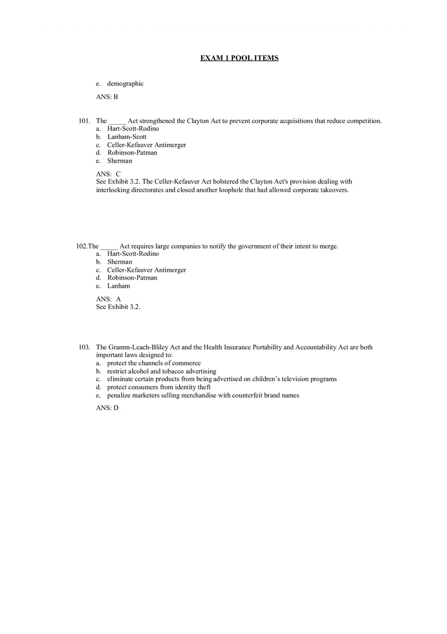 An Overview of Marketing Chapter 3 Answer Key - Page 17