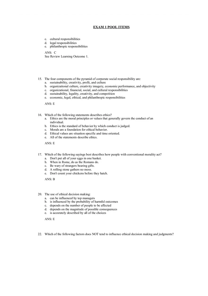An Overview of Marketing Chapter 3 Answer Key - Page 2