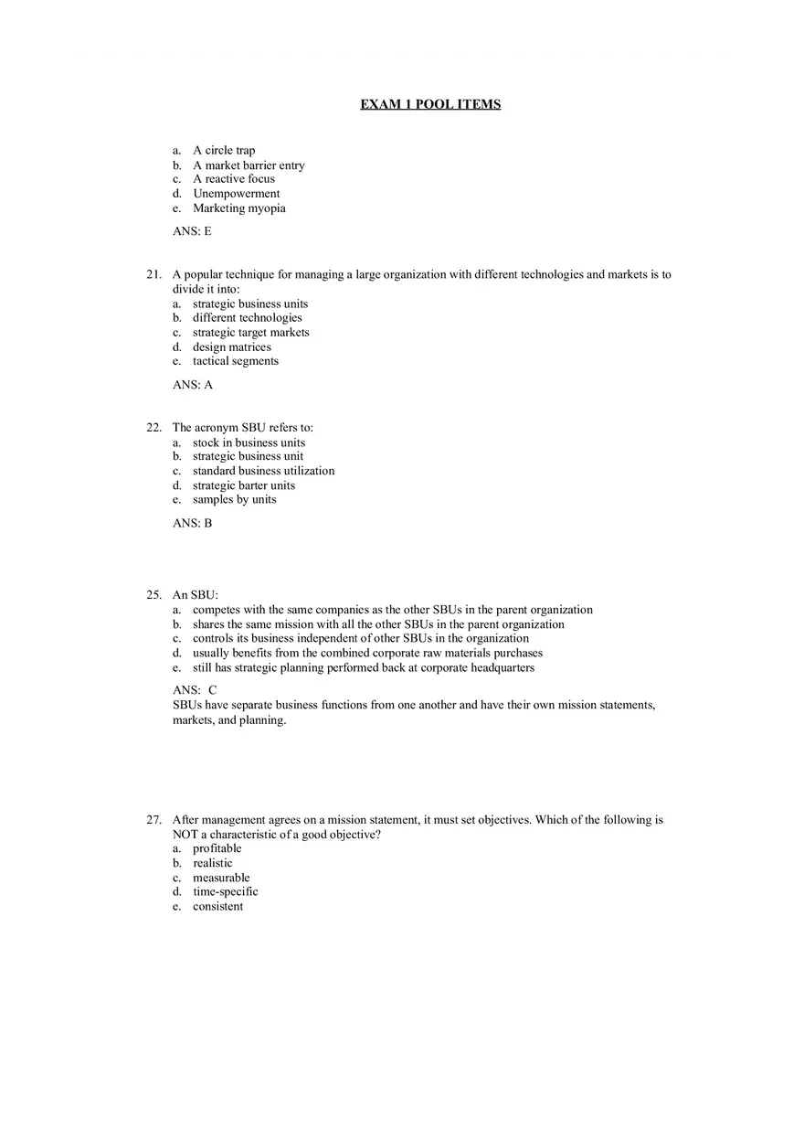 An Overview of Marketing Chapter 3 Answer Key - Page 5