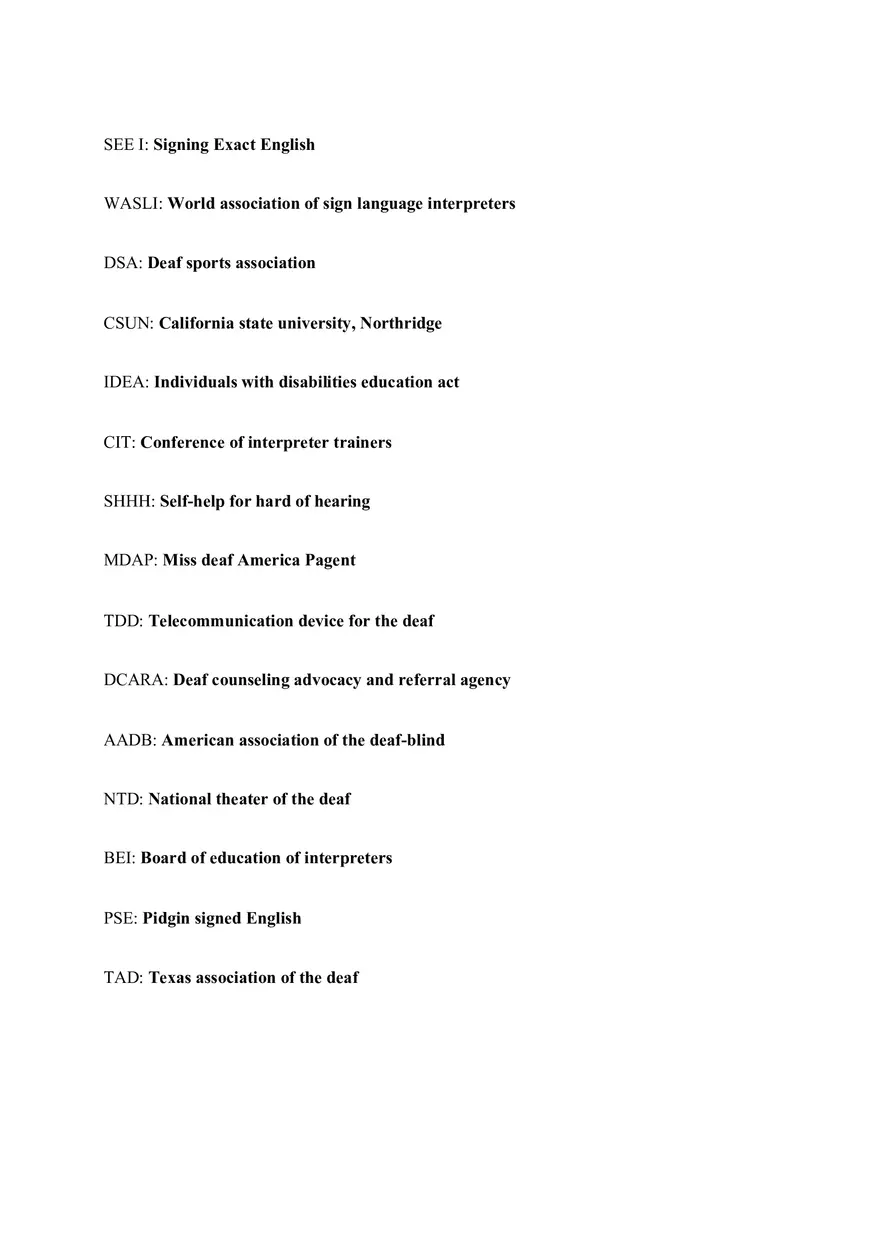 Deaf Culture Part 1 Vocab - Page 9