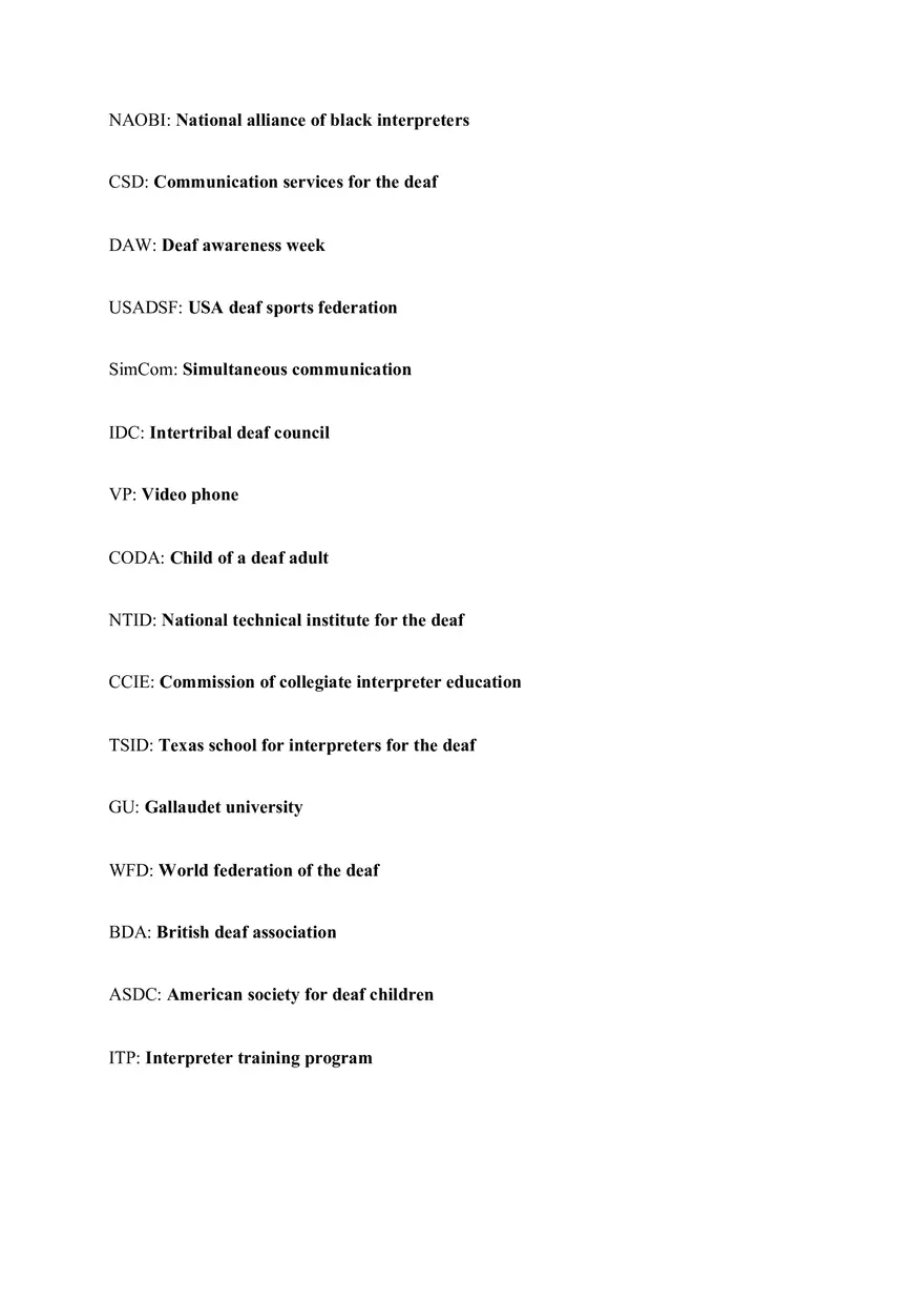 Deaf Culture Part 1 Vocab - Page 10