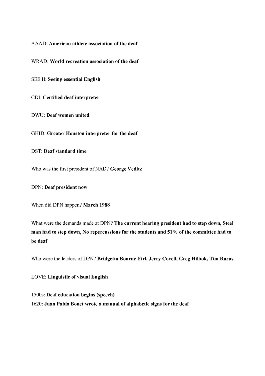 Deaf Culture Part 1 Vocab - Page 11