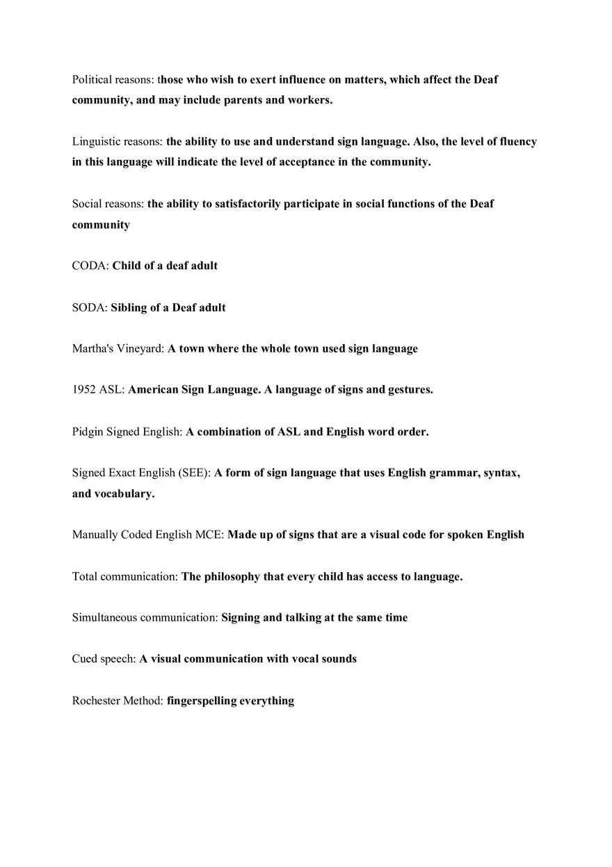 Deaf Culture Part 1 Vocab - Page 5