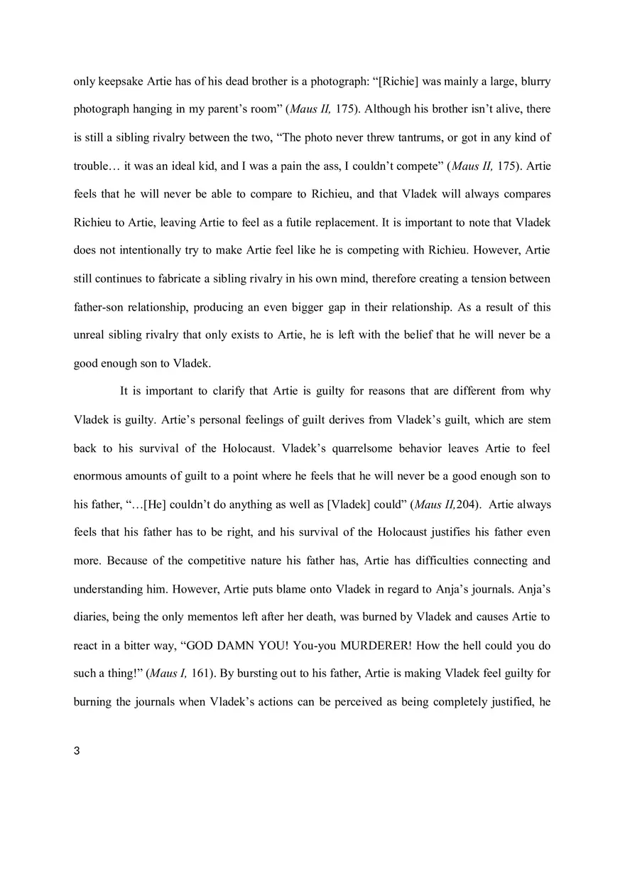 Guilt Prevails Essay - Page 3