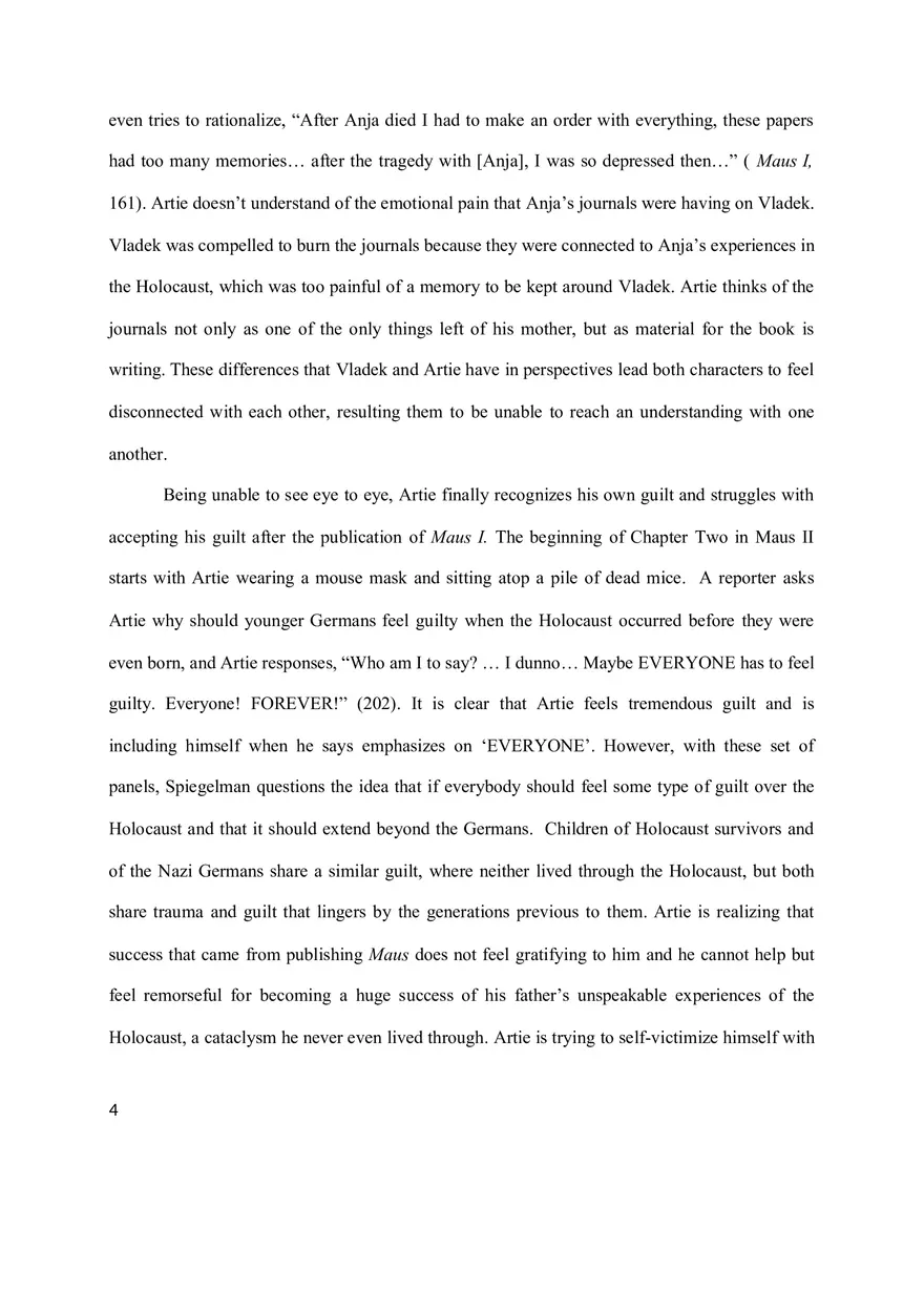 Guilt Prevails Essay - Page 4