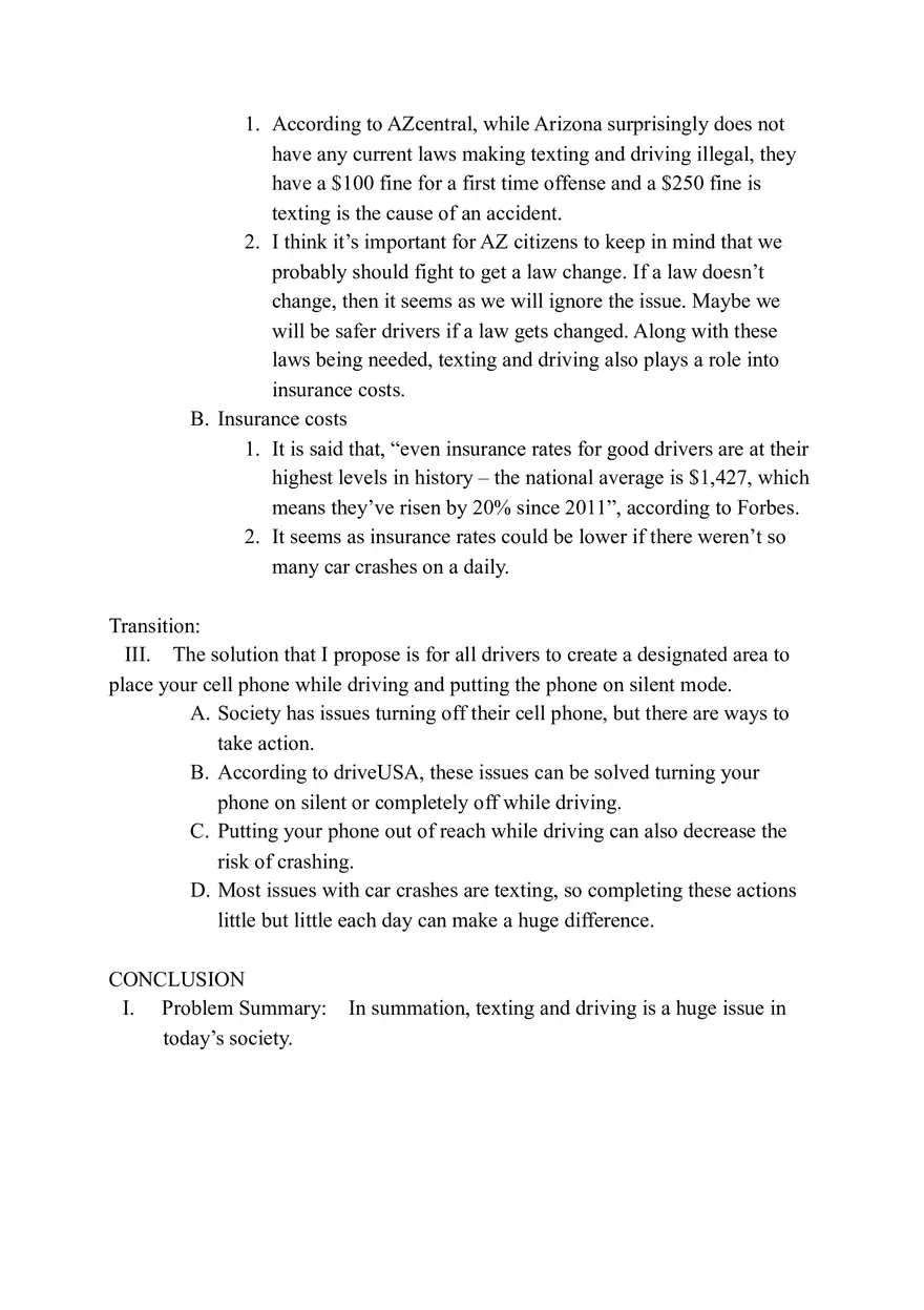 Persuasive Speech Outline Final - Page 3