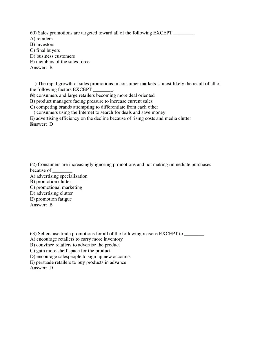 Personal Selling and Sales Promotion with Answers Part 2 - Page 9